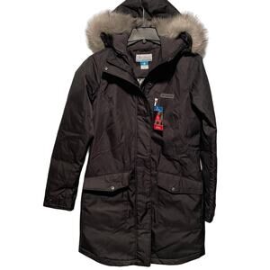 Columbia Women's Suttle Mountain Long Insulated Jacket, XS, Black $230